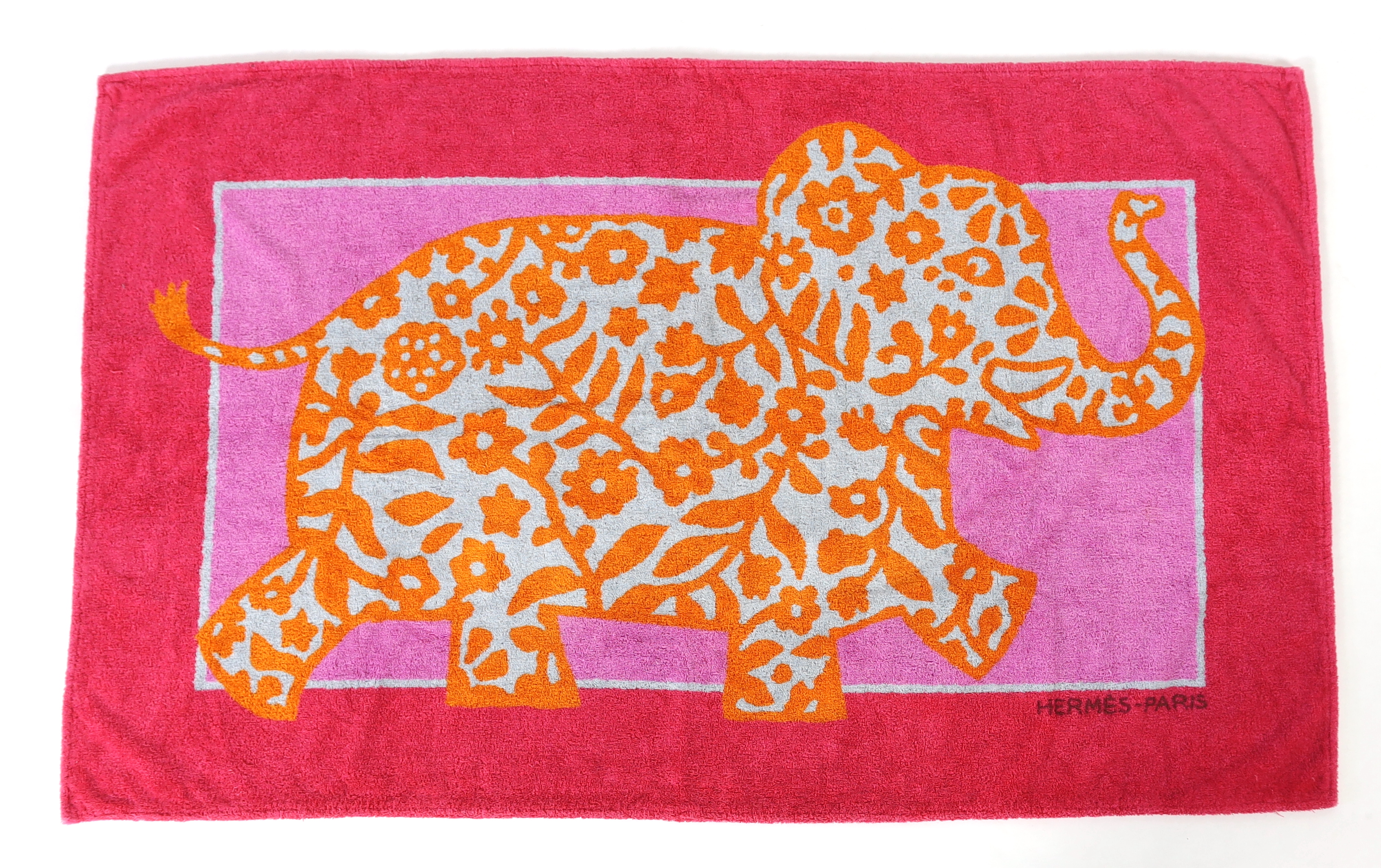Two Hermès beach towels, 146cm x 88cm